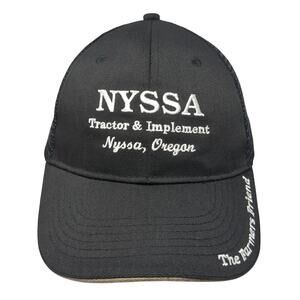 Nyssa Tractor & Implement Nyssa Oregon Baseball Cap Black One Size Head To Toe